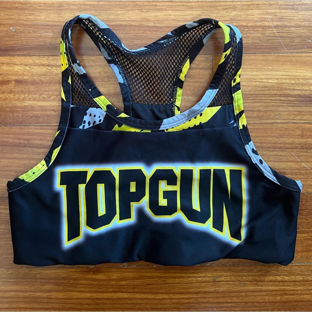 Top Gun YL sports bra. Practice wear. Rebel brand